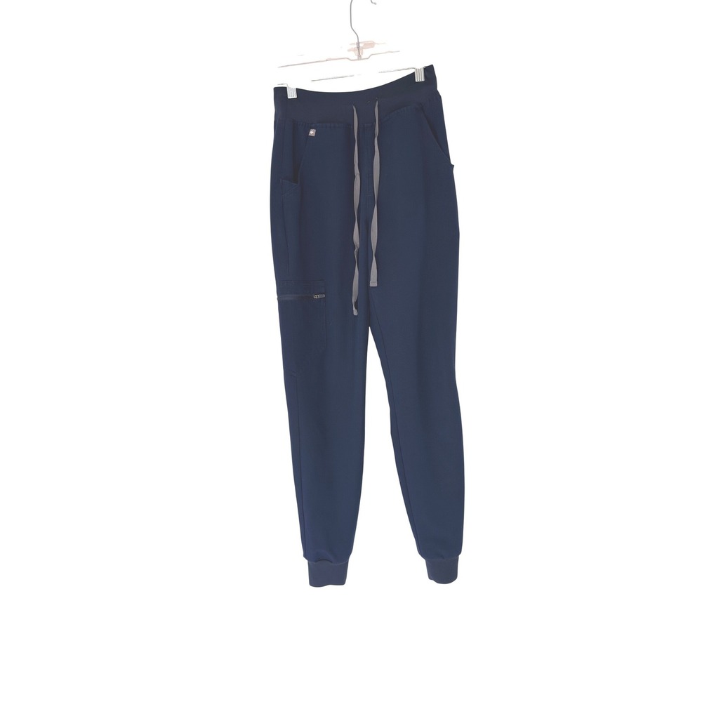Figs Women's Blue Zamora Jogger Scrub Pants Medical Nursing Hospital‎ XXS
